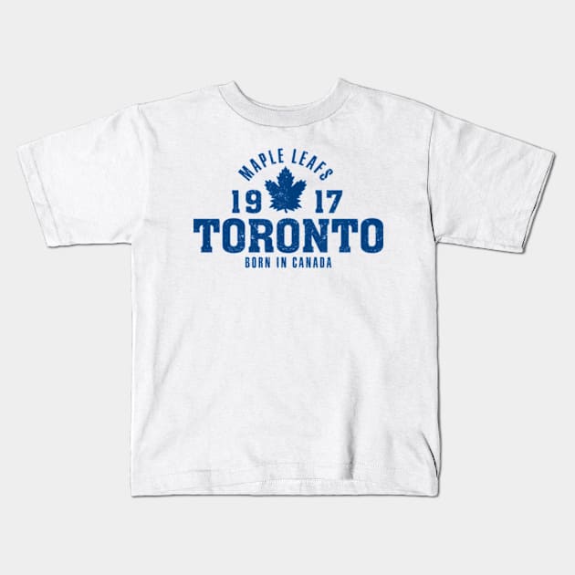 Toronto Maple Leafs 1917 Kids T-Shirt by Litaru